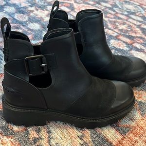 UGG black Chelsea boots
